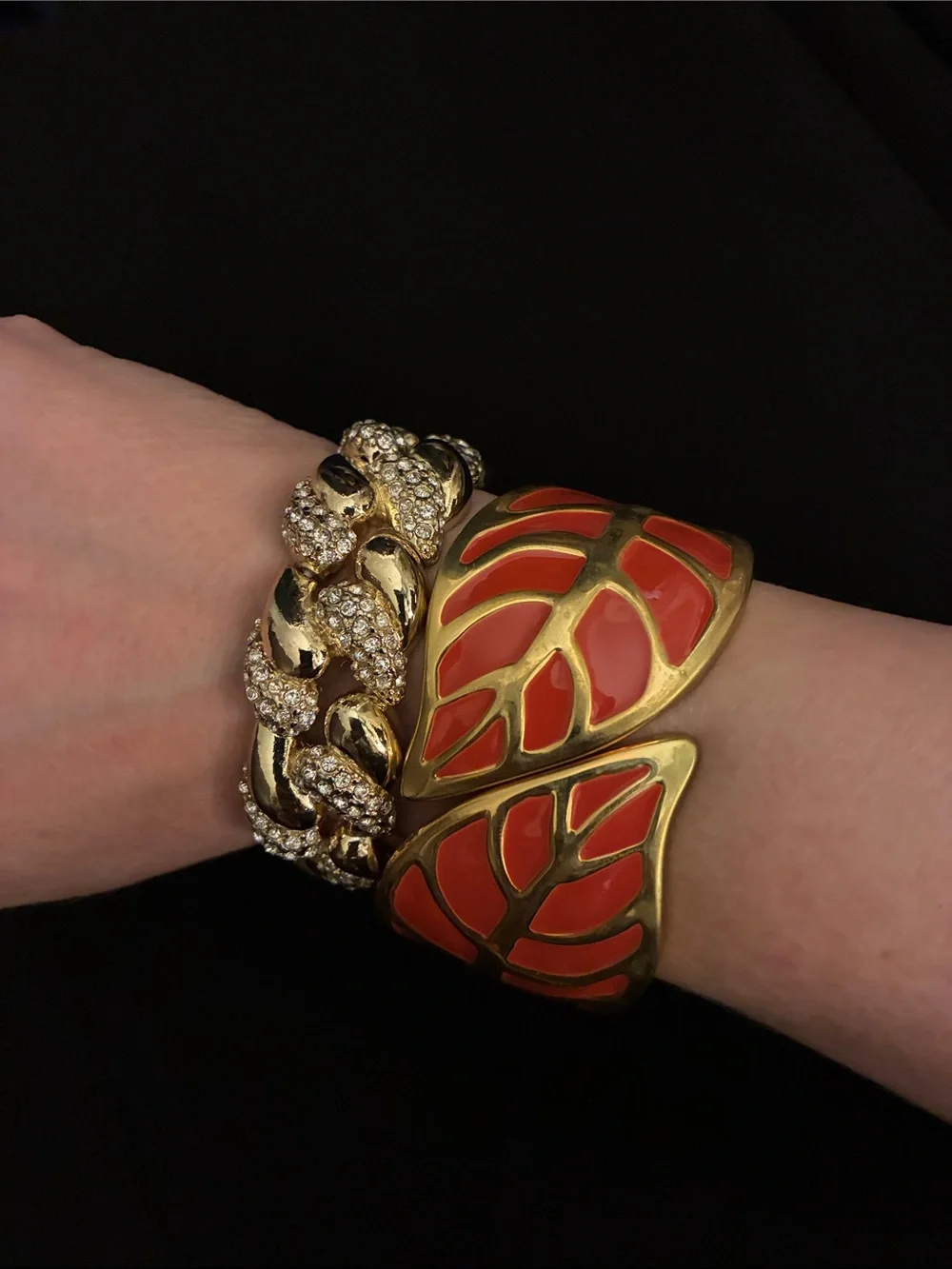 Gold Bracelet Set - Lot of 3 - Picture 2 of 4